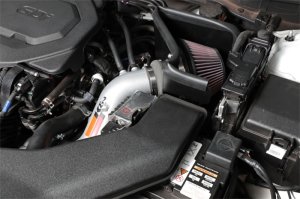 Hyundai Sonata Performance Air Intake - K&N Engineering - Typhoon Short Ram - Silver - `15-`18